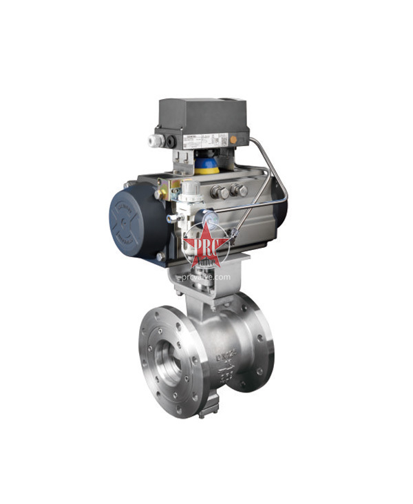 气动V型调节球阀