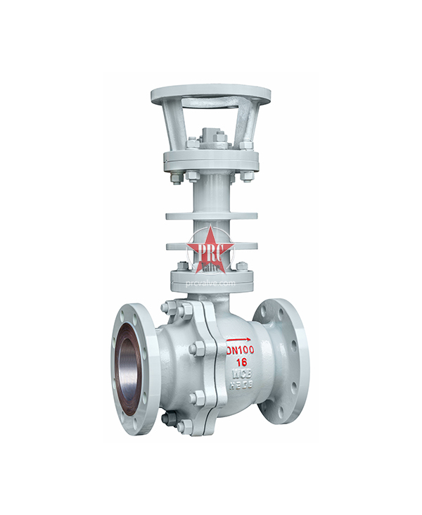 High-temperature floating ball valve