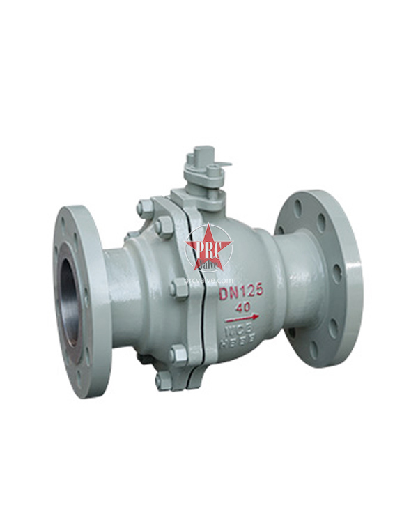 Cast steel floating ball valve