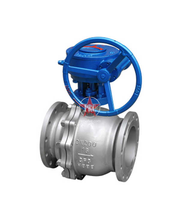 Cast steel floating ball valve