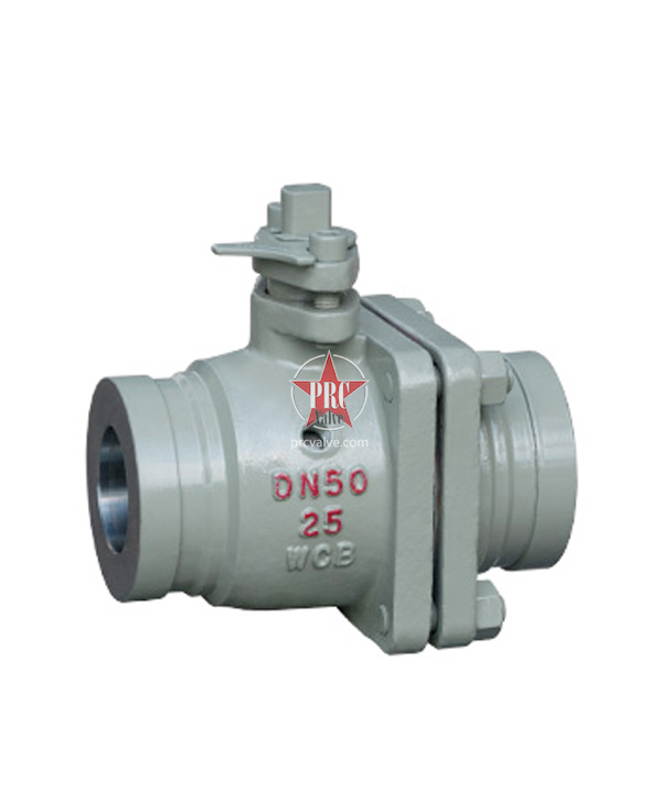 Cast steel floating ball valve