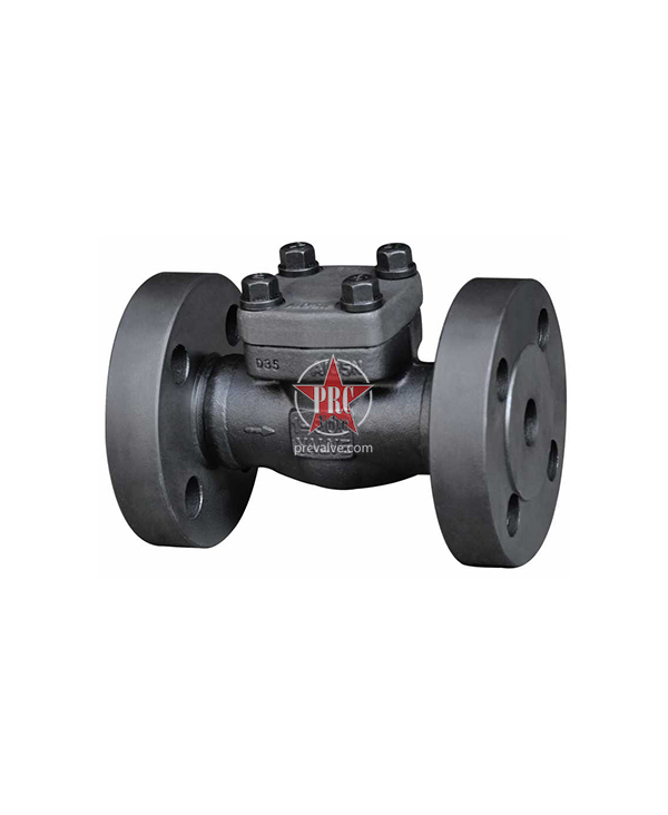 Forged steel lift Swing-open flange check valve