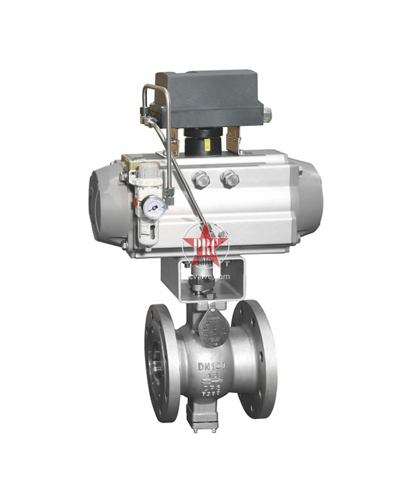 Pneumatic V-shaped Regulating Ball Valve