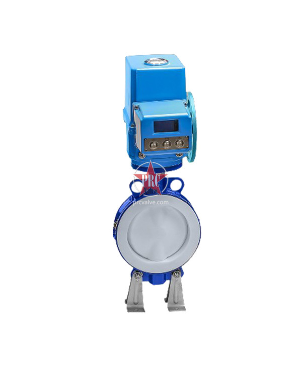Regulating butterfly valve