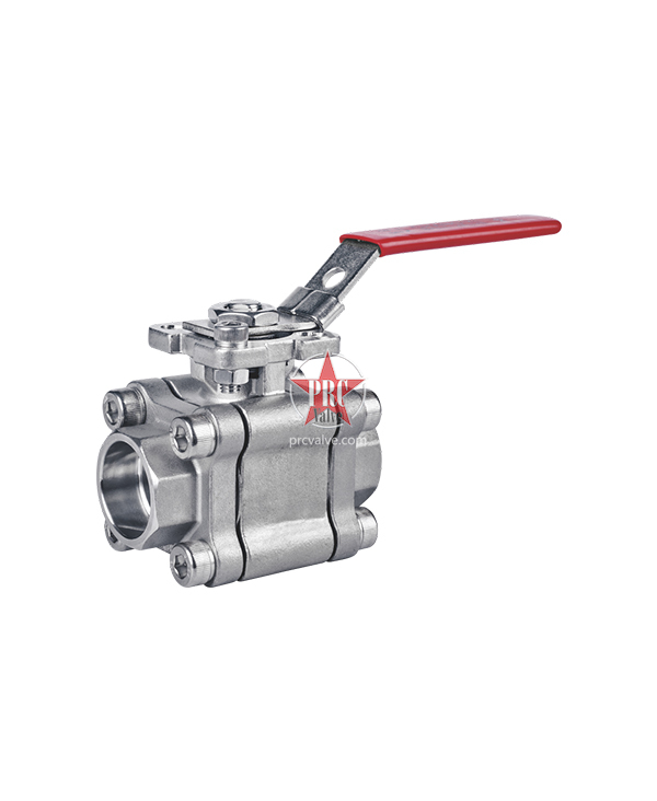 三片式高平台螺纹球阀