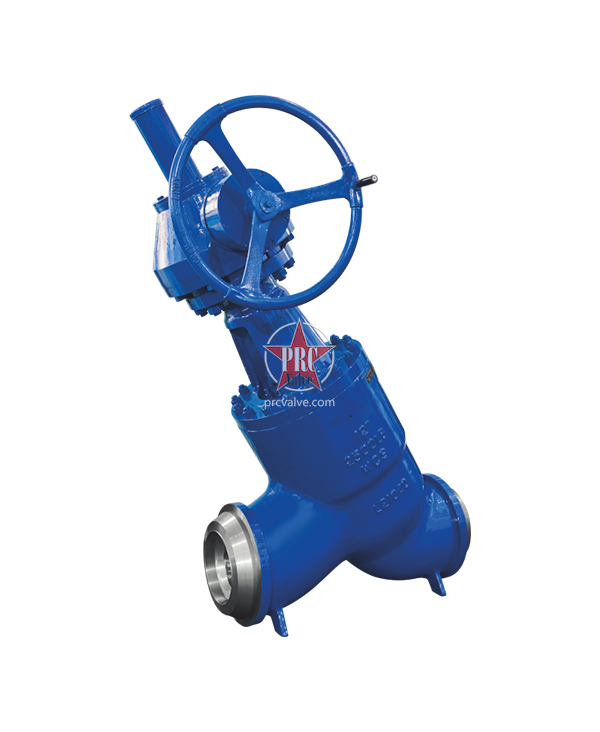High Temperature and High Pressure Self Sealing Y-type Globe Valve