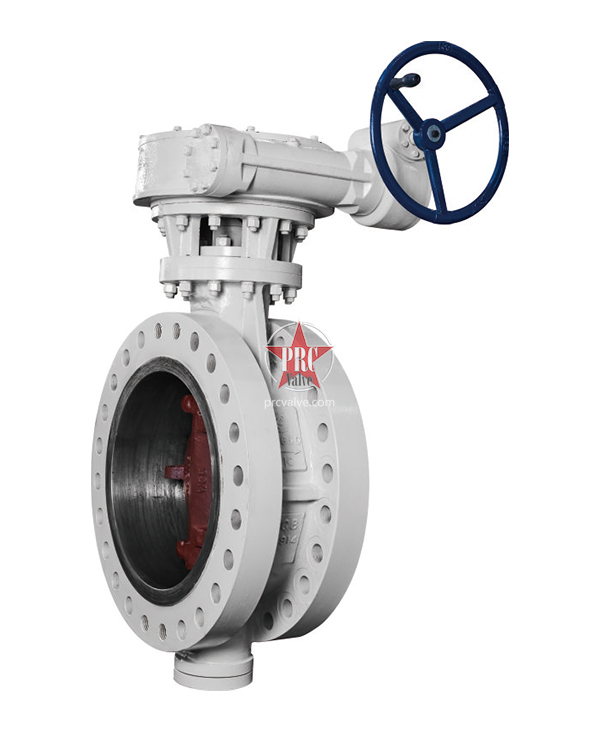 Eccientric butterfly valve