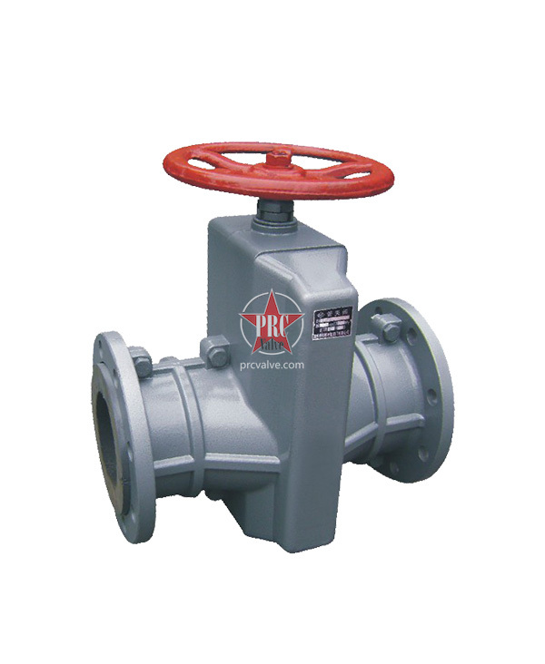 Cast aluminum pipe clamp valve