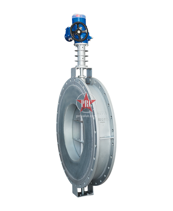 Electric ultra-high temperature butterfly valve