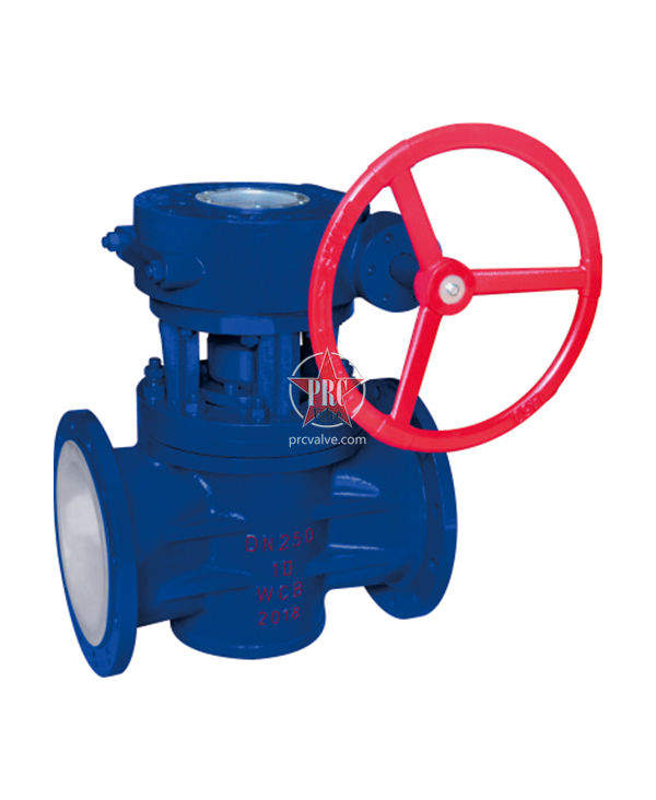 X343 fluorine lined plug valve
