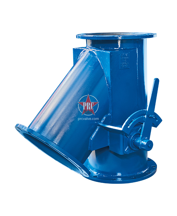Manual side three-way feeding valve