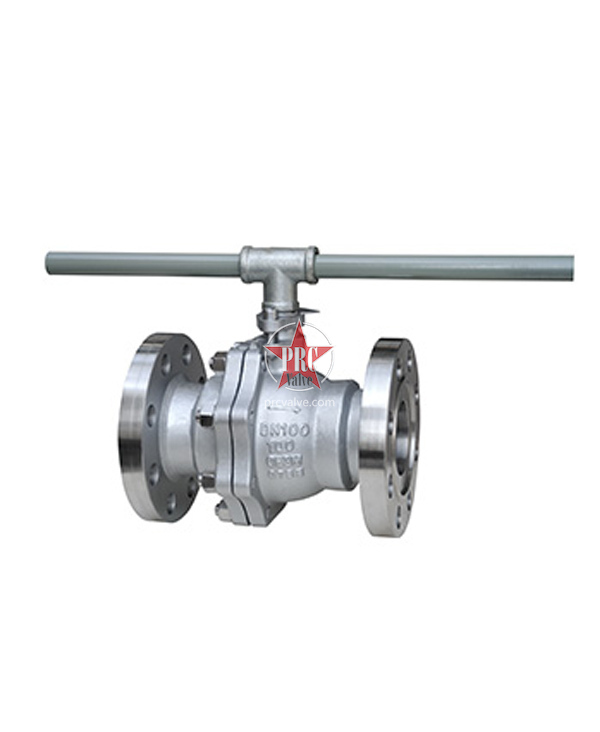 Cast steel floating ball valve