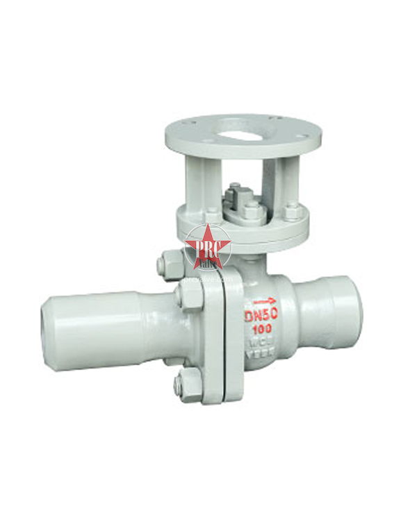 Cast steel floating ball valve