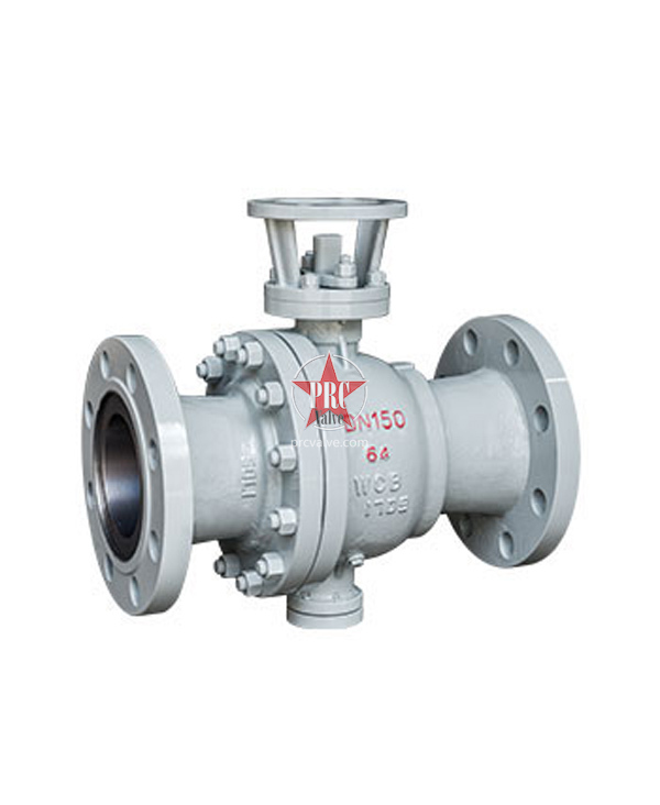Cast steel fixed ball valve