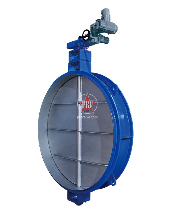 Electric ventilation butterfly valve
