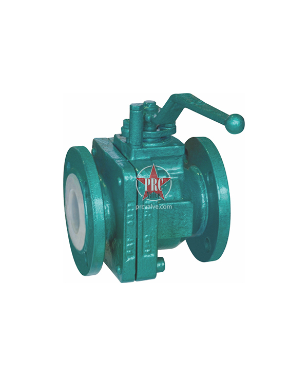 American Standard fluorine lined ball valve
