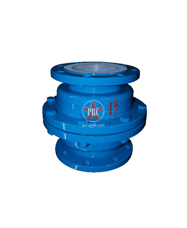 Fluorine lined check valve