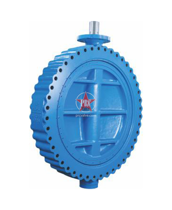 Triple offset metal seated lug butterfly valve