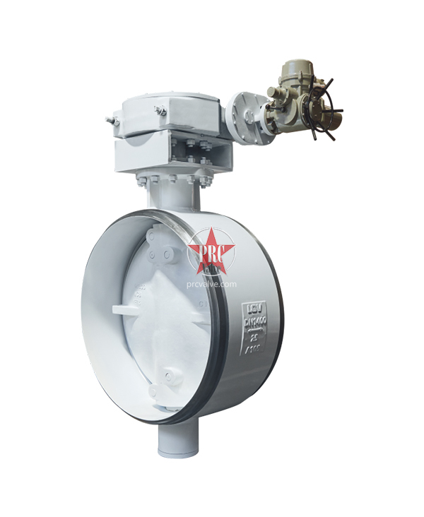 Electric Three Eccentric Hard Hitting All Metal Sealing Welding Butterfly Valve