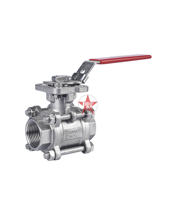 三片式高平台螺纹球阀