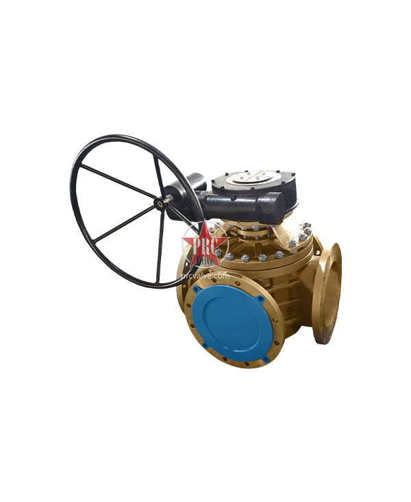 美标四通旋塞阀