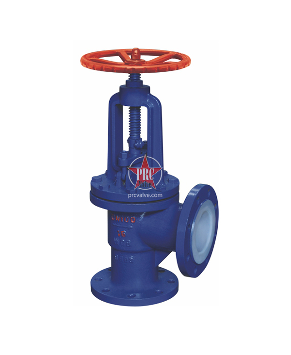 Fluorine lined globe valve
