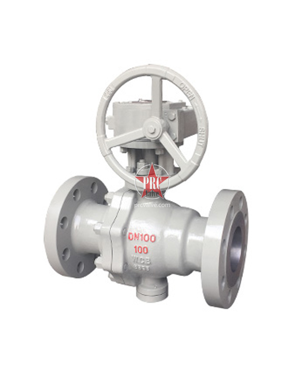 Cast steel fixed ball valve