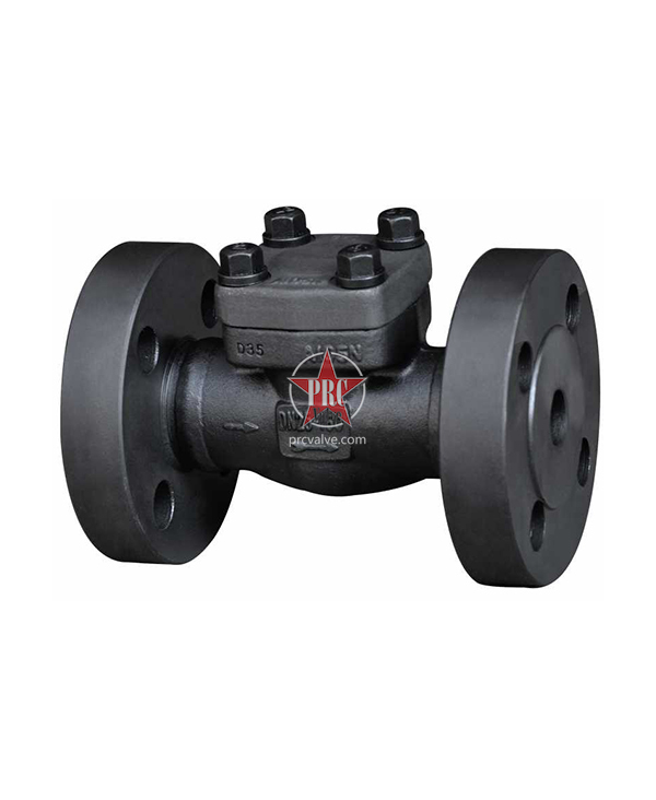 Forged steel lifting, swinging flange check valve