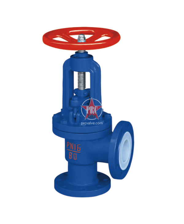 J44 fluorine lined globe valve