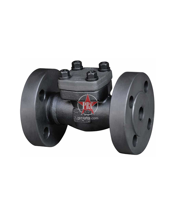 Forged steel lift Swing-open flange check valve