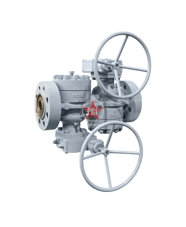 美标倒装油密封压力平衡式双联旋塞阀