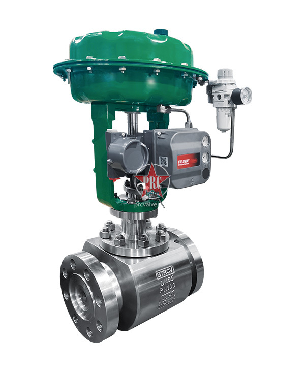 气动高压锻件调节控制球阀