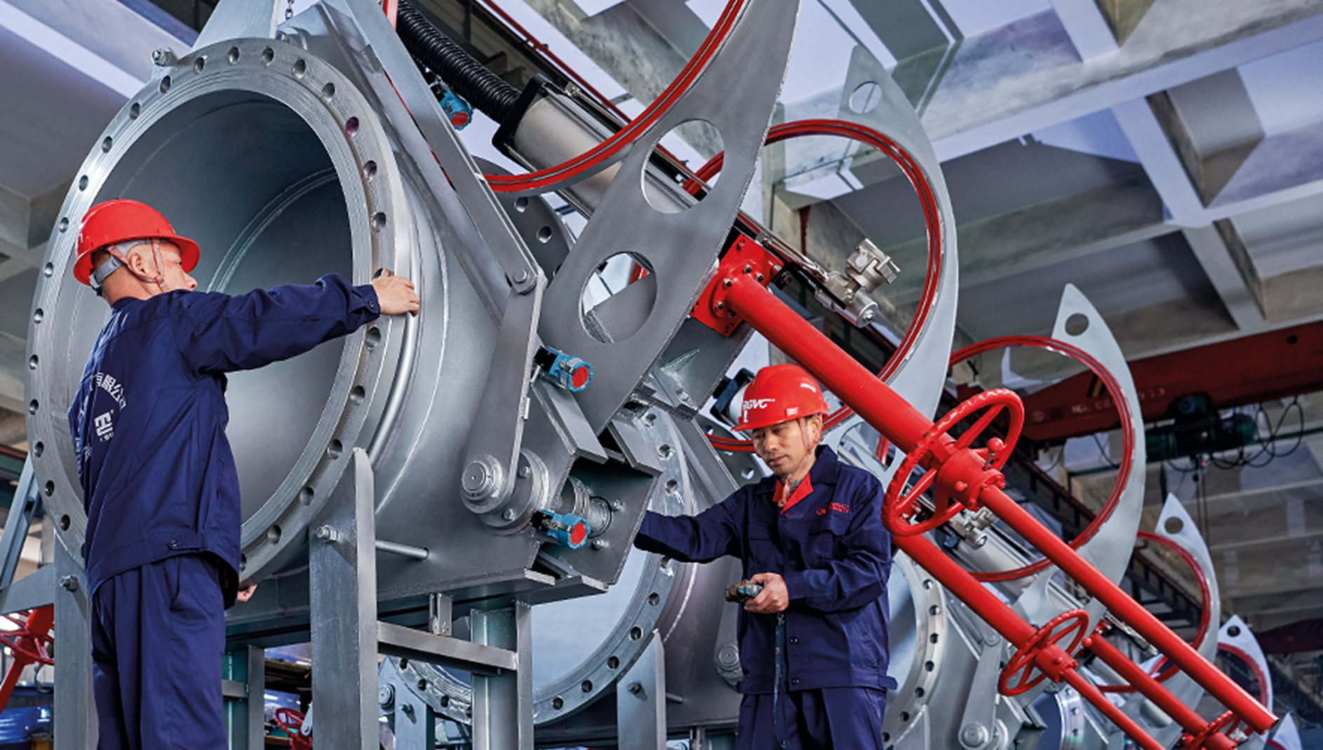 水冷高温气手两用盲板阀