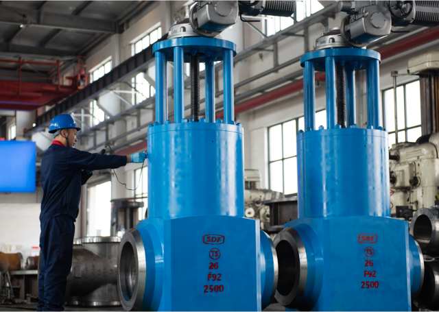 上海电站阀门厂-—— 26"- 2500LB高压电站闸阀