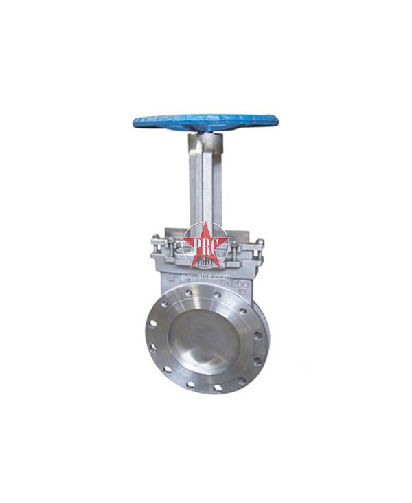 Manual knife gate valve