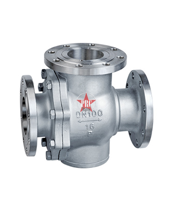 Stainless steel three-way ball valve