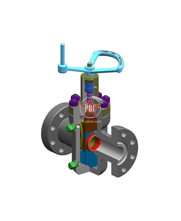 法兰式井口膨胀闸阀