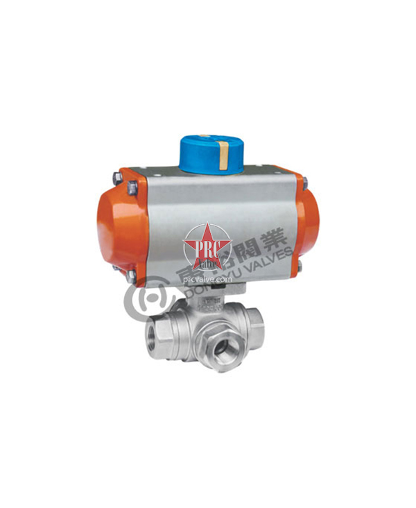 Two-piece full bore fluorine lined flanged ball valve