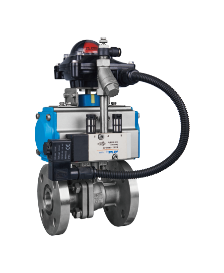 气动 O 型切断球阀