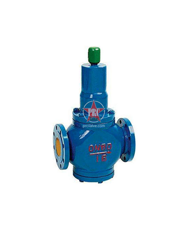 Spring loaded diaphragm type pressure reducing valves