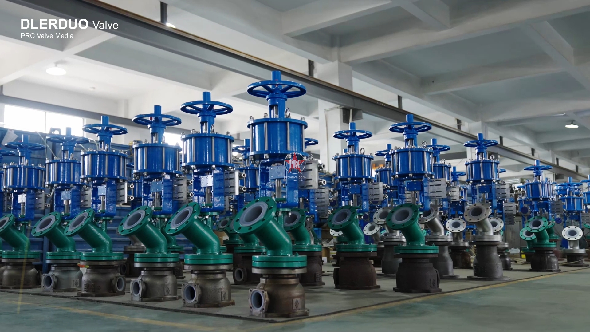 Pneumatic fluorine-lined upspread discharge valve - LiErDuo