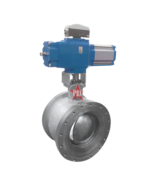 Eccentric hemispherical valve