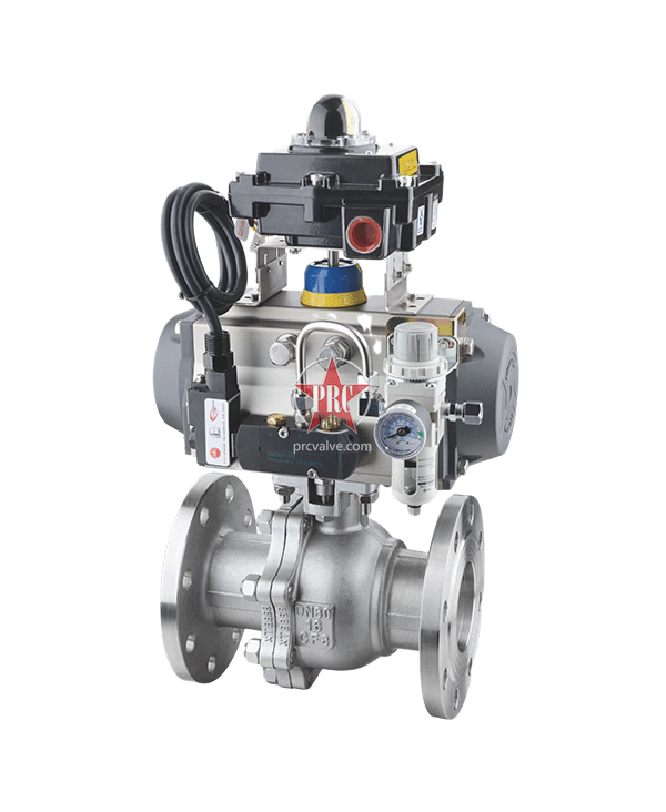 Pneumatic control ball valve