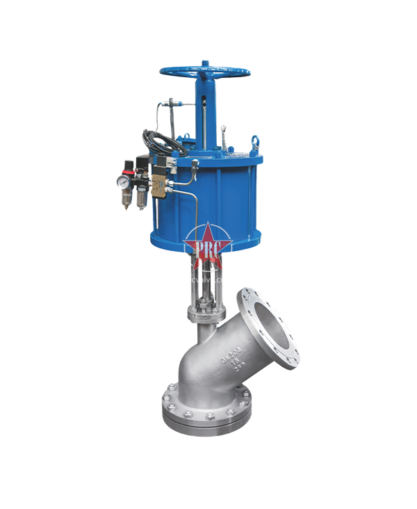 Upward display discharge valve