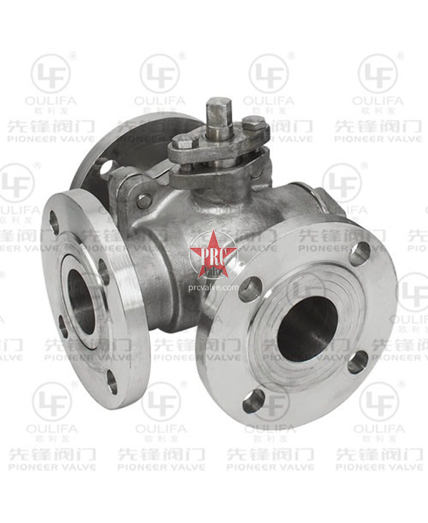 法兰式三通球阀 Q45F