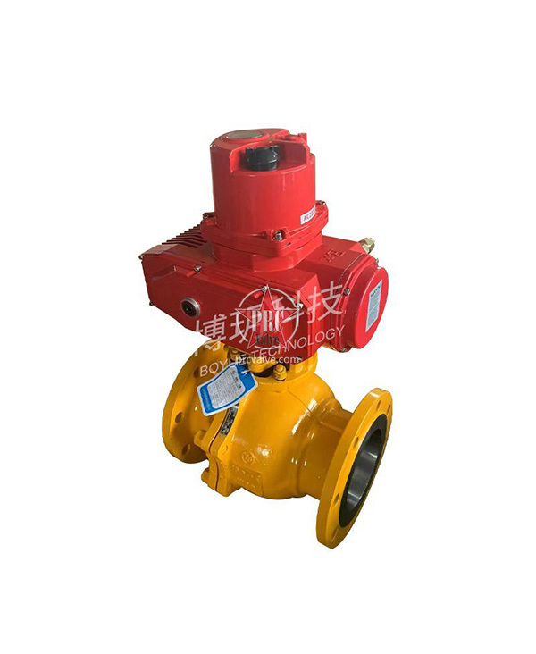 Electric explosion-proof ball valve