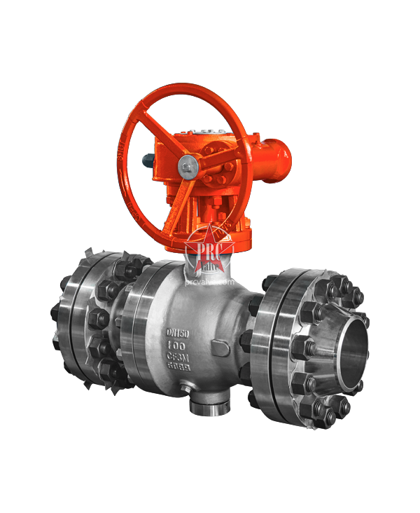 Metal Seated Floating Ball Valve, Gear OP.