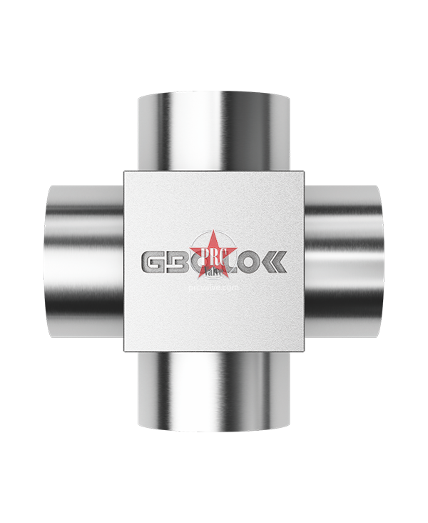 Miniature four-way fittings