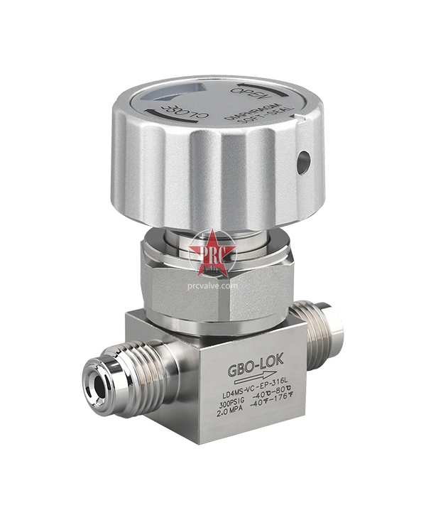 Low pressure manual diaphragm valve