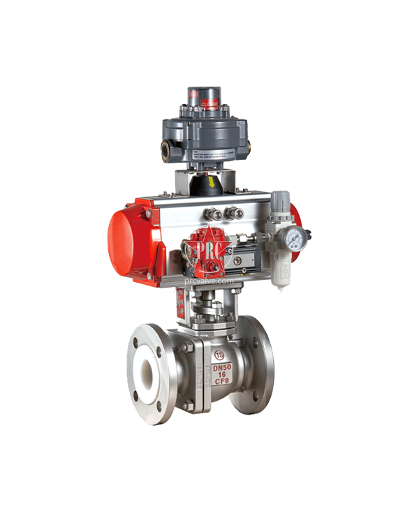 衬氟O型切断球阀